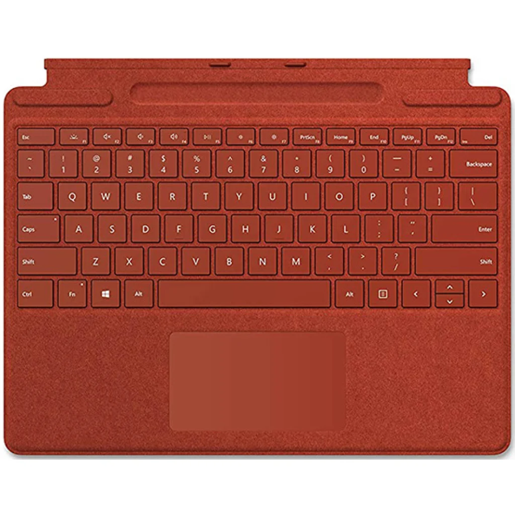 Чехол-клавиатура Microsoft Surface Pro Signature Keyboard Poppy Red (8XA-00021)