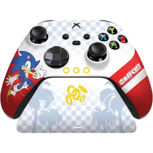 Цвет: Белый - Геймпад Microsoft Xbox Series X/S Wireless Controller Sonic the Hedgehog + Quick Charging Stand (RZ87-04720100-B3U1)