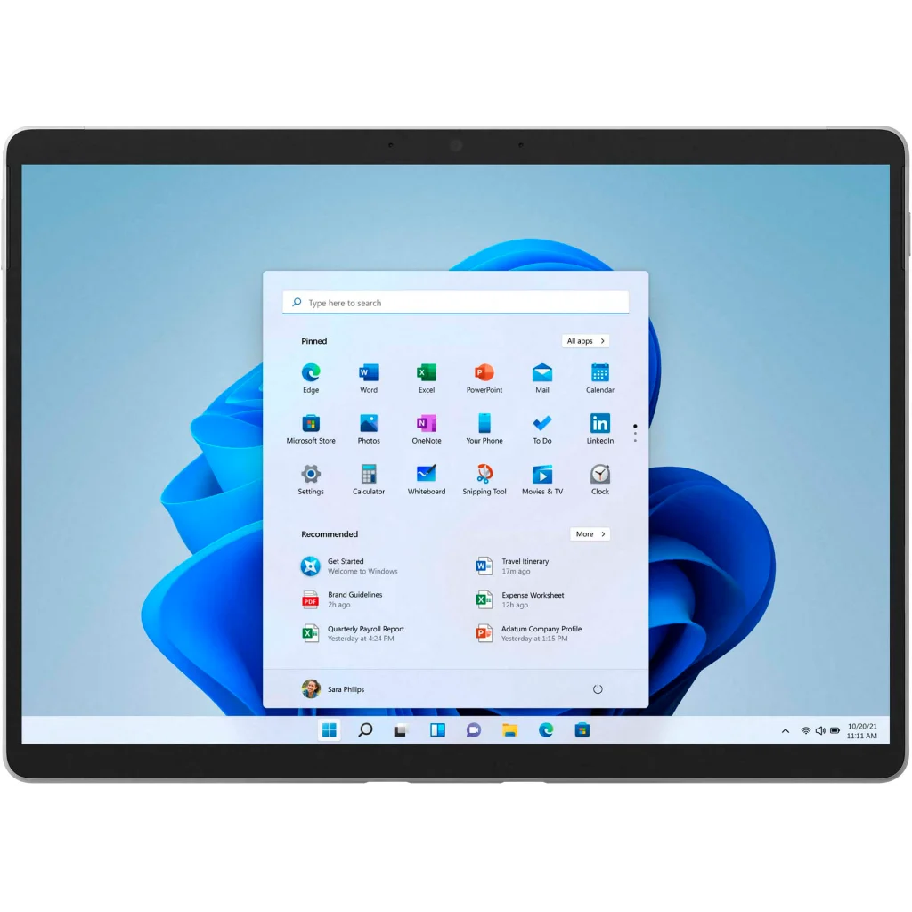 Планшет Microsoft Surface Pro 8 i7 16/256GB Platinum (8PV-00001, ECP-00003)