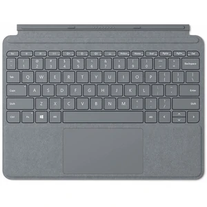 Цвет: Серый - Чехол Microsoft Surface Go Signature Type Cover Platinum (KCT-00013)