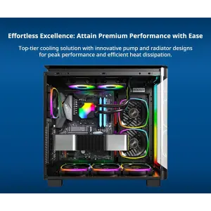 Система водяного охлаждения Montech Hyperflow ARGB 240 Black UA