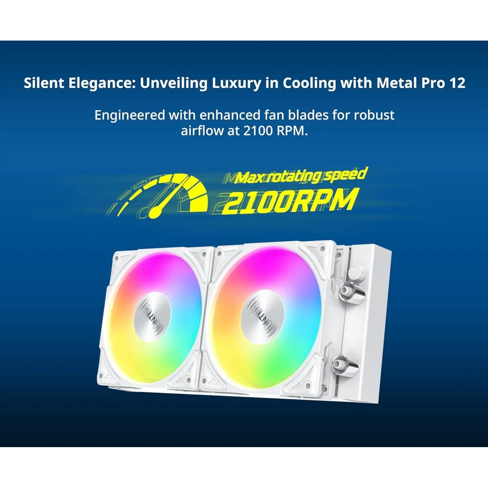 Система водяного охлаждения Montech Hyperflow ARGB 240 White (HYPER FLOW ARGB 240 W) UA