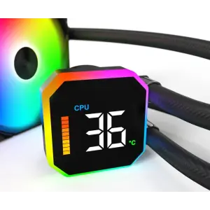 Система водяного охлаждения Montech HyperFlow Digital 360 Black (HYPERFLOW DIGITAL 360 B) UA