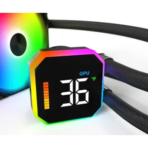 Система водяного охлаждения Montech HyperFlow Digital 360 Black (HYPERFLOW DIGITAL 360 B) UA