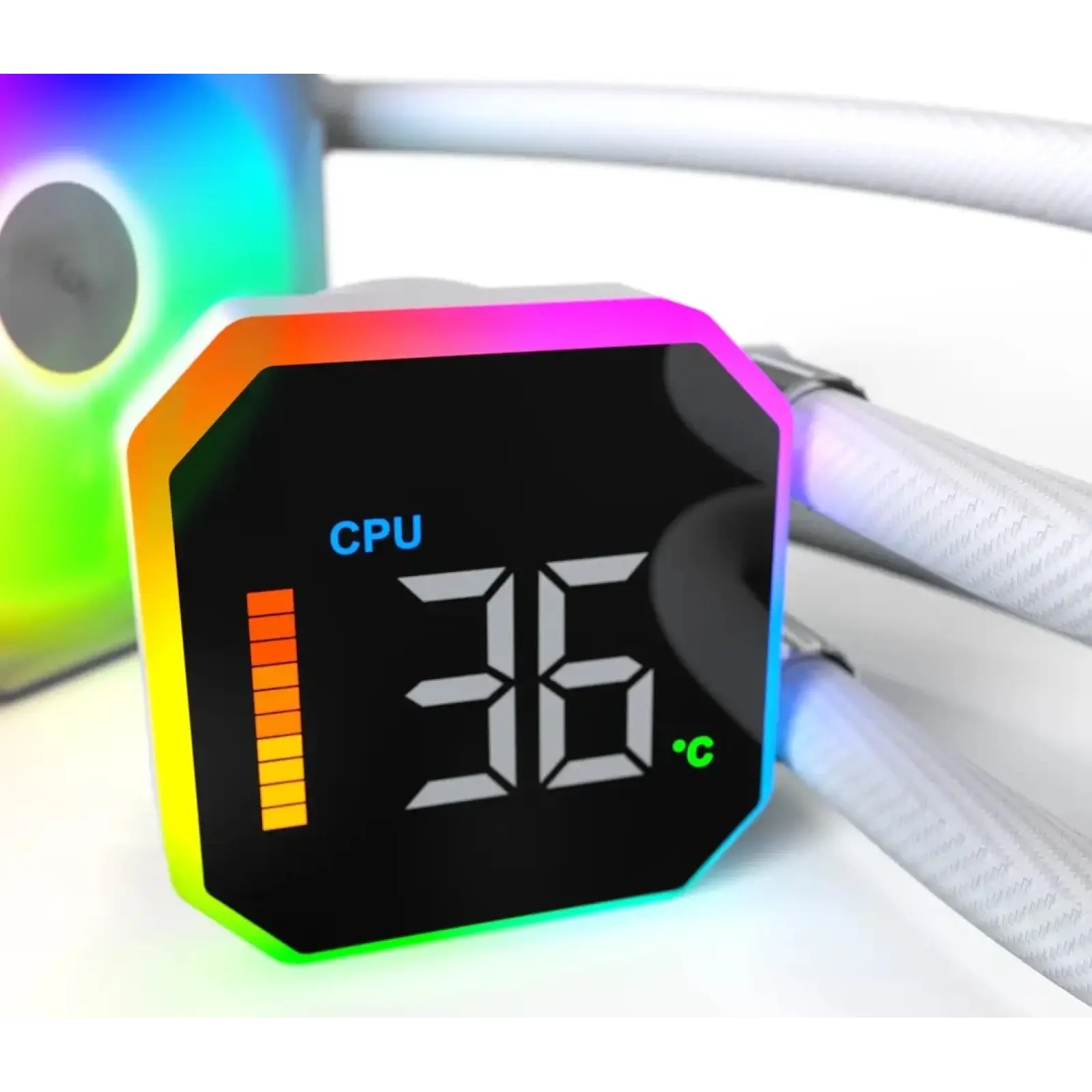 Система водяного охлаждения Montech HyperFlow Digital 360 White (HYPERFLOW DIGITAL 360 W) UA