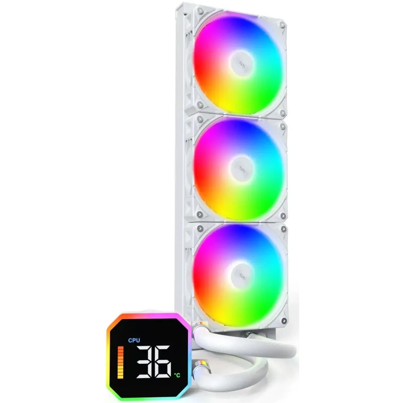 Система водяного охлаждения Montech HyperFlow Digital 360 White (HYPERFLOW DIGITAL 360 W) UA