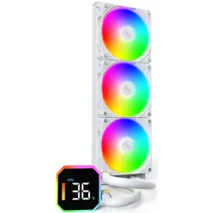 Система водяного охлаждения Montech HyperFlow Digital 360 White (HYPERFLOW DIGITAL 360 W) UA