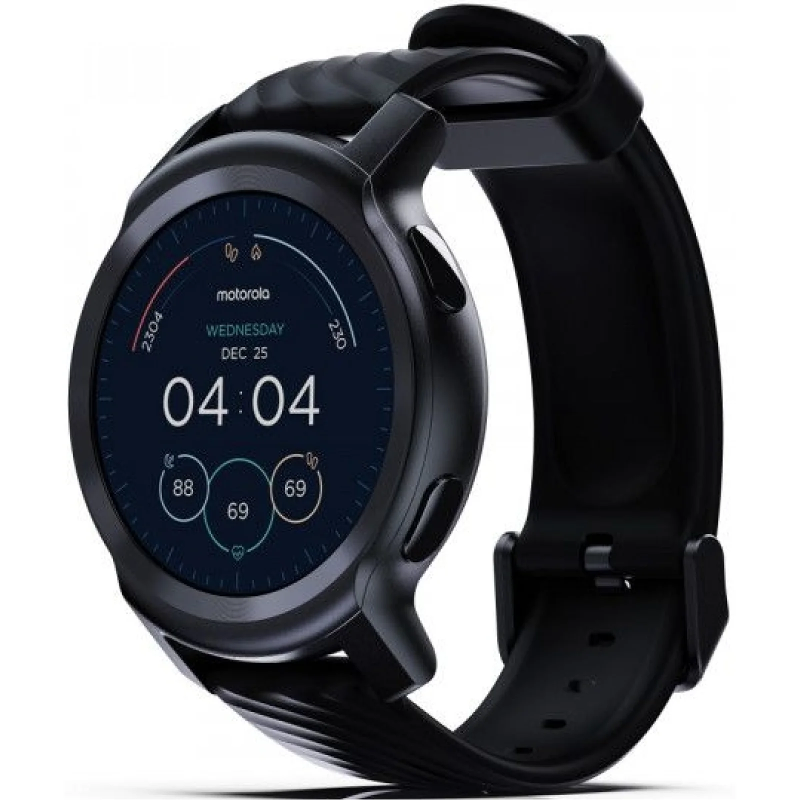 Смарт-годинник Motorola Moto Watch 100 Phantom Black (MOSWZ100-PB)