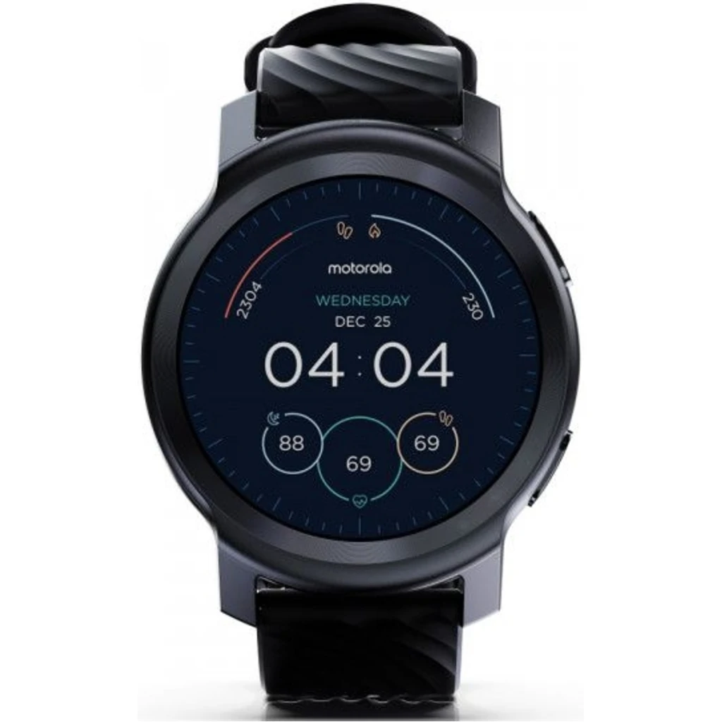 Смарт-часы Motorola Moto Watch 100 Phantom Black (MOSWZ100-PB)