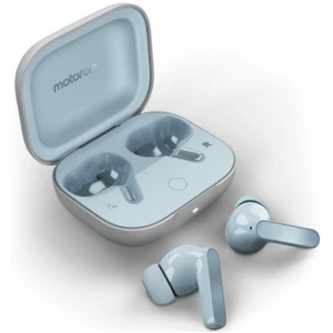 Цвет: Голубой - Наушники Motorola Moto Buds Glacier Blue (PG38C05749) UA
