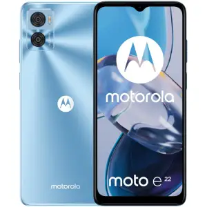 Колір: Блакитний - Смартфон Motorola Moto E22 3/32GB Crystal Blue