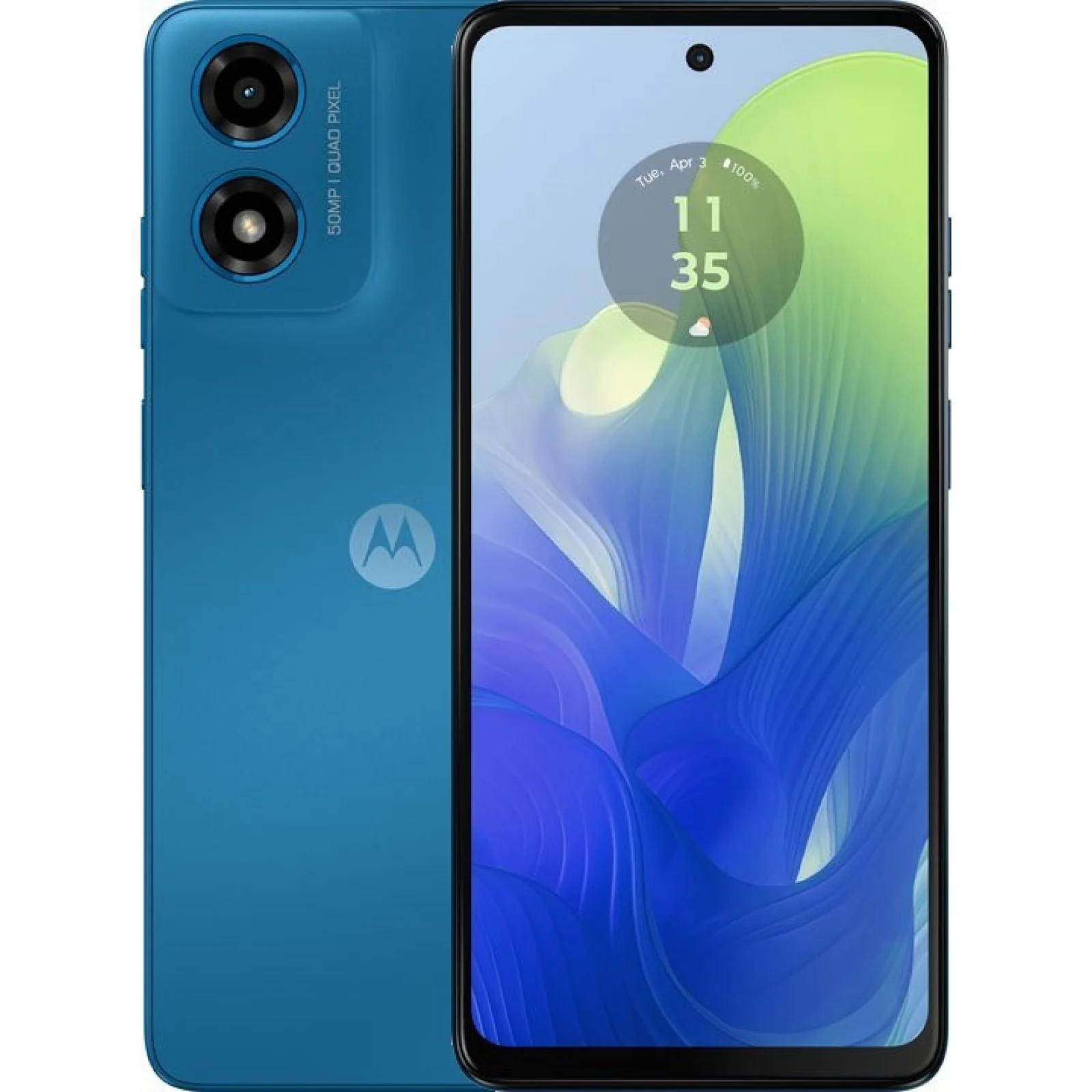Смартфон Motorola Moto G04s 4/128GB Satin Blue (PB360042UA) UA