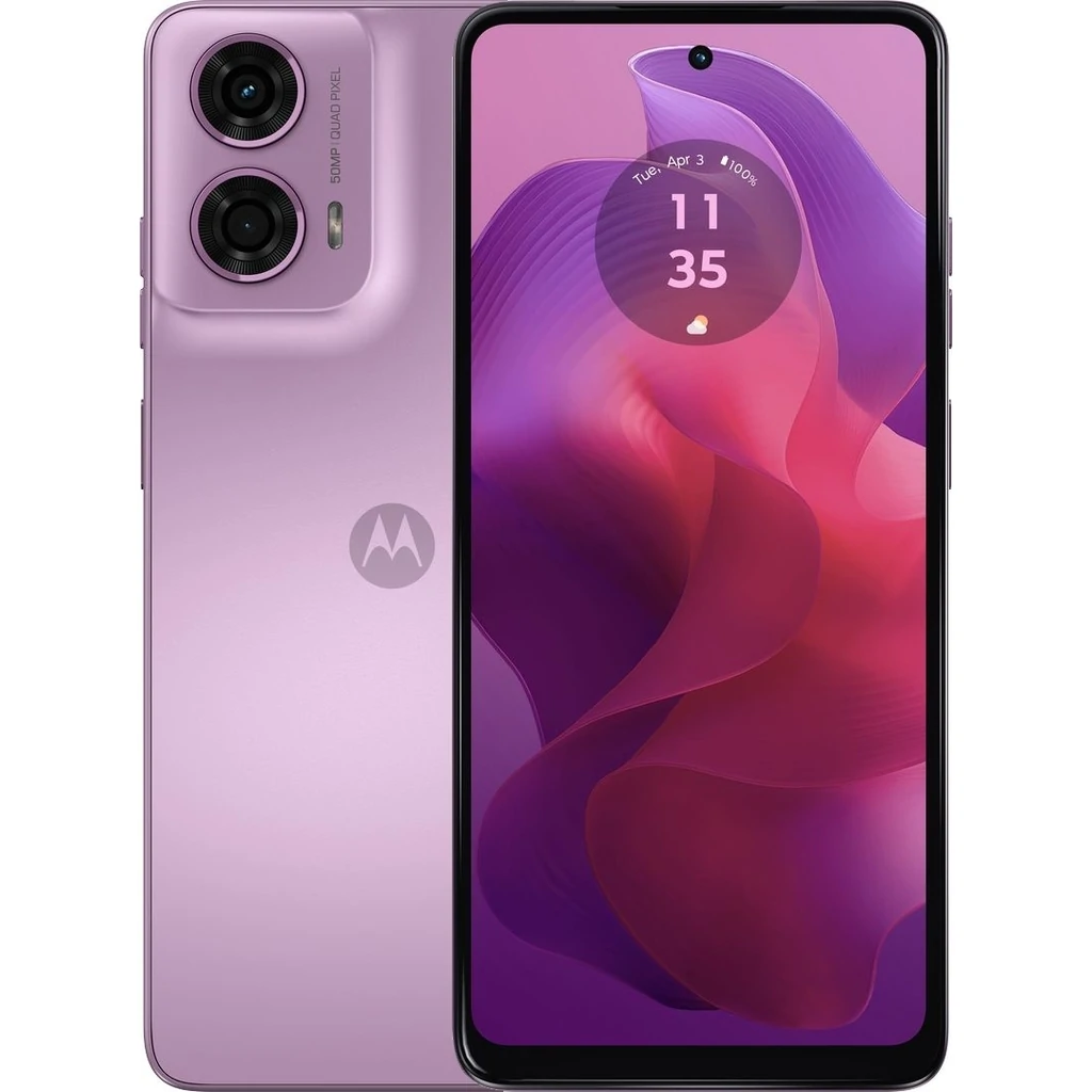Смартфон Motorola Moto G24 4/128GB Pink Lavender (PB180010RS) UA