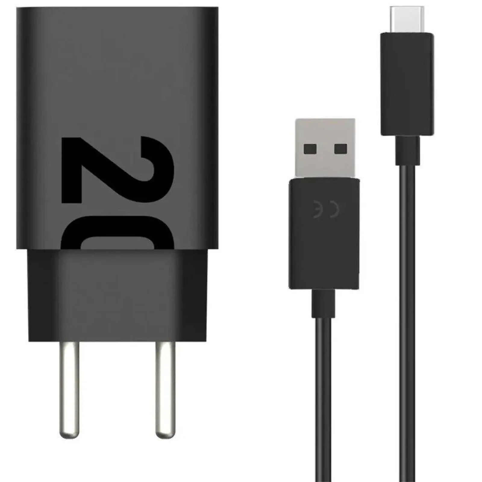 Зарядний пристрій мережевий Motorola 20W + USB-A to USB-C Cable Black (SJMC202-C) UA