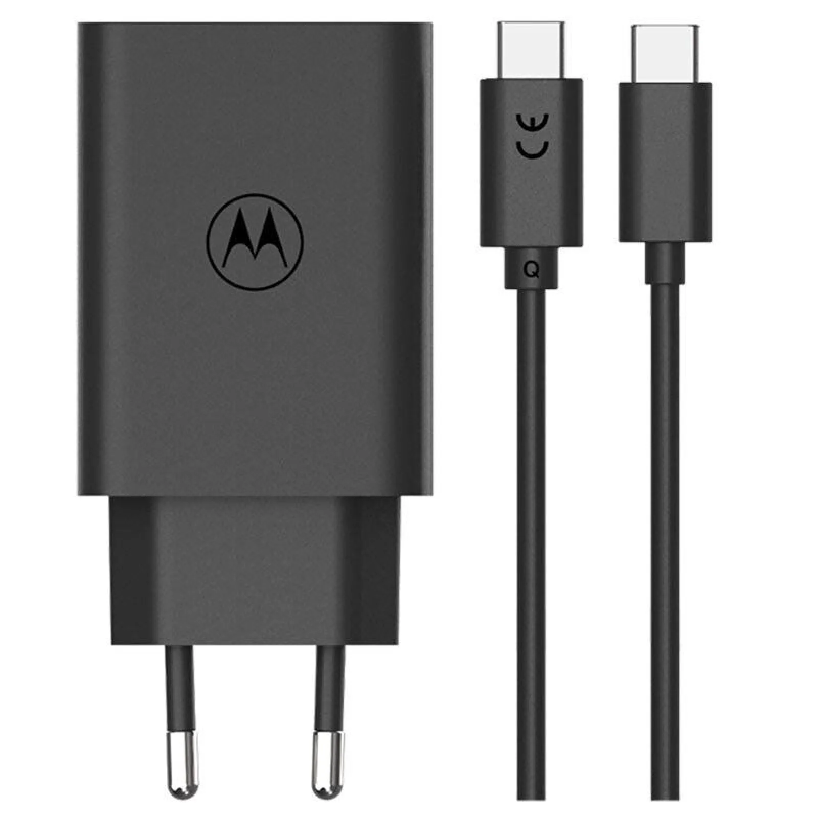 Зарядний пристрій мережевий Motorola 30W + USB-C to USB-C Cable Black (SJMC302) UA