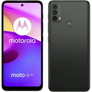 Колір: Сірий - Смартфон Motorola Moto E40 4/64GB Carbon Gray (PAVK0005UA) UA