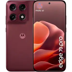 Колір: Бордовий - Смартфон Motorola Edge 70 Pro 5G 8/256GB Zinfandel (PBC20088RS) UA
