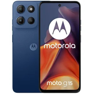 Цвет: Синий - Смартфон Motorola Moto G15 8/256GB Sea Blue (PB6E0045IT)