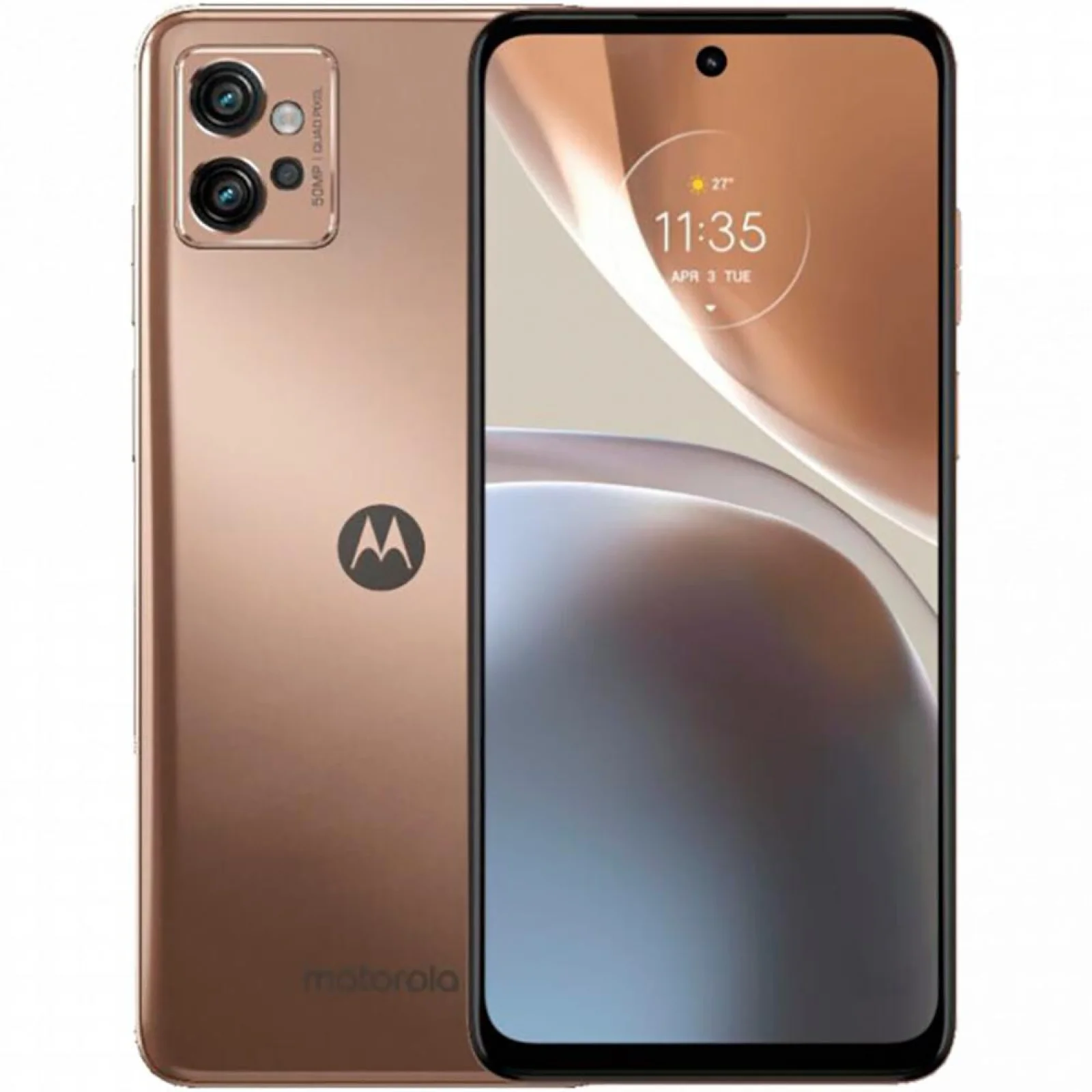 Смартфон Motorola Moto G32 8/256GB Rose Gold (PAUU0051RS) UA