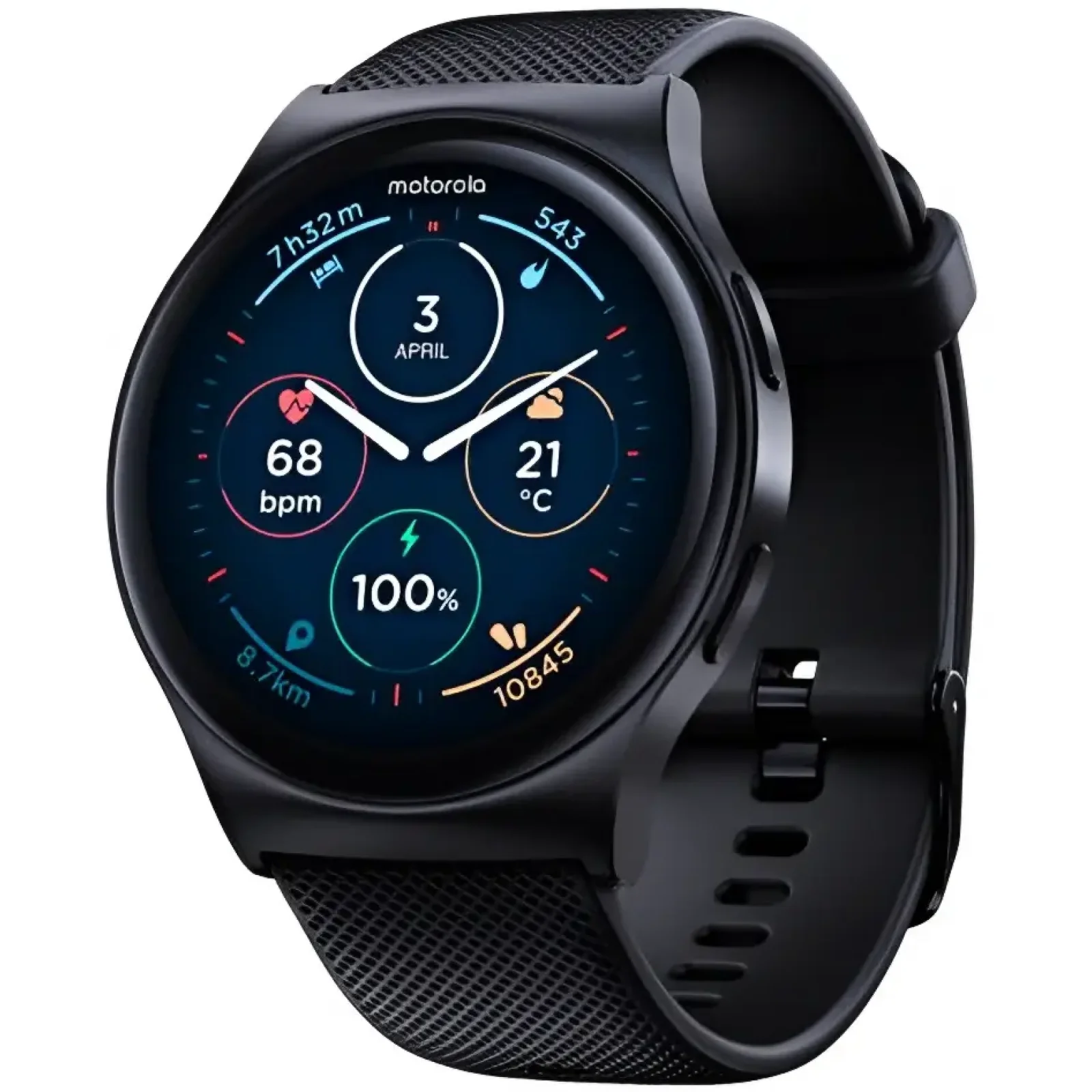 Смарт-годинник Motorola Moto Watch 120 Phantom Black