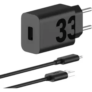 МЗП Motorola TurboPower 33W Wall Charger Black Type-C Cable (PG38C06448) UA