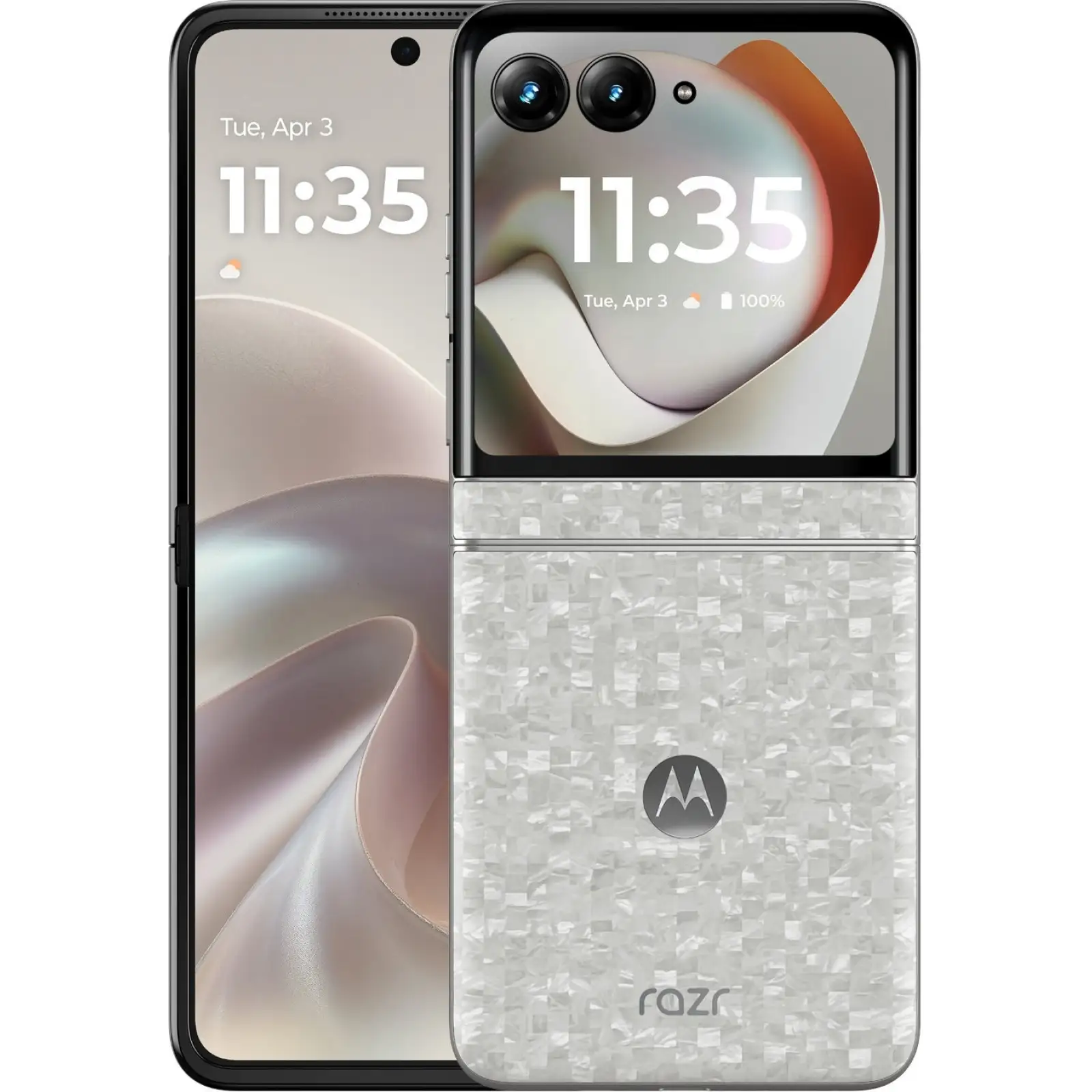 Смартфон Motorola RAZR 70 8/256GB Bright White (PBB60008PL) UA