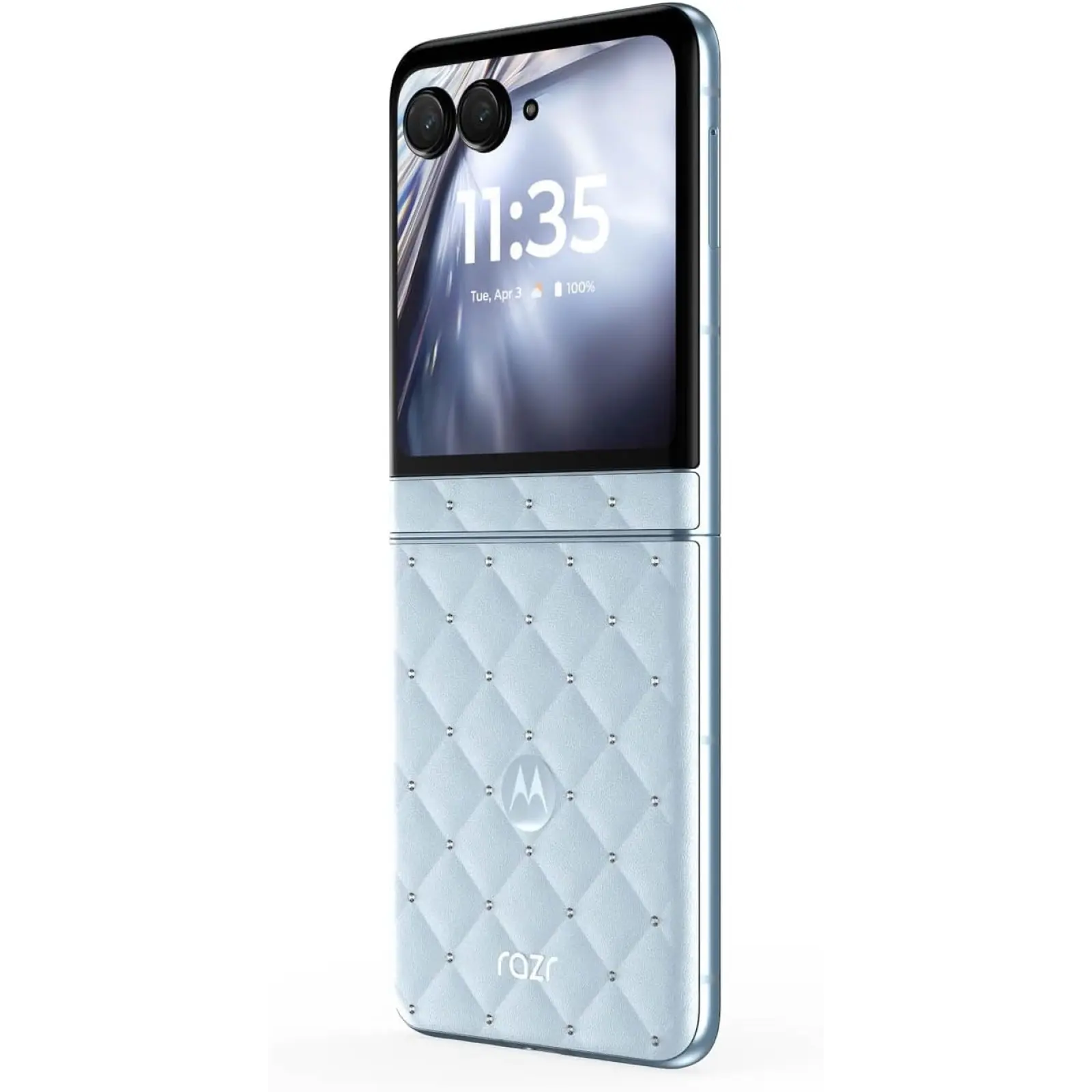 Смартфон Motorola Razr Ultra 2025 16/256GB Ice Melt with Buds Loop (Collections Crystal by Swarovski) (PB880025US)