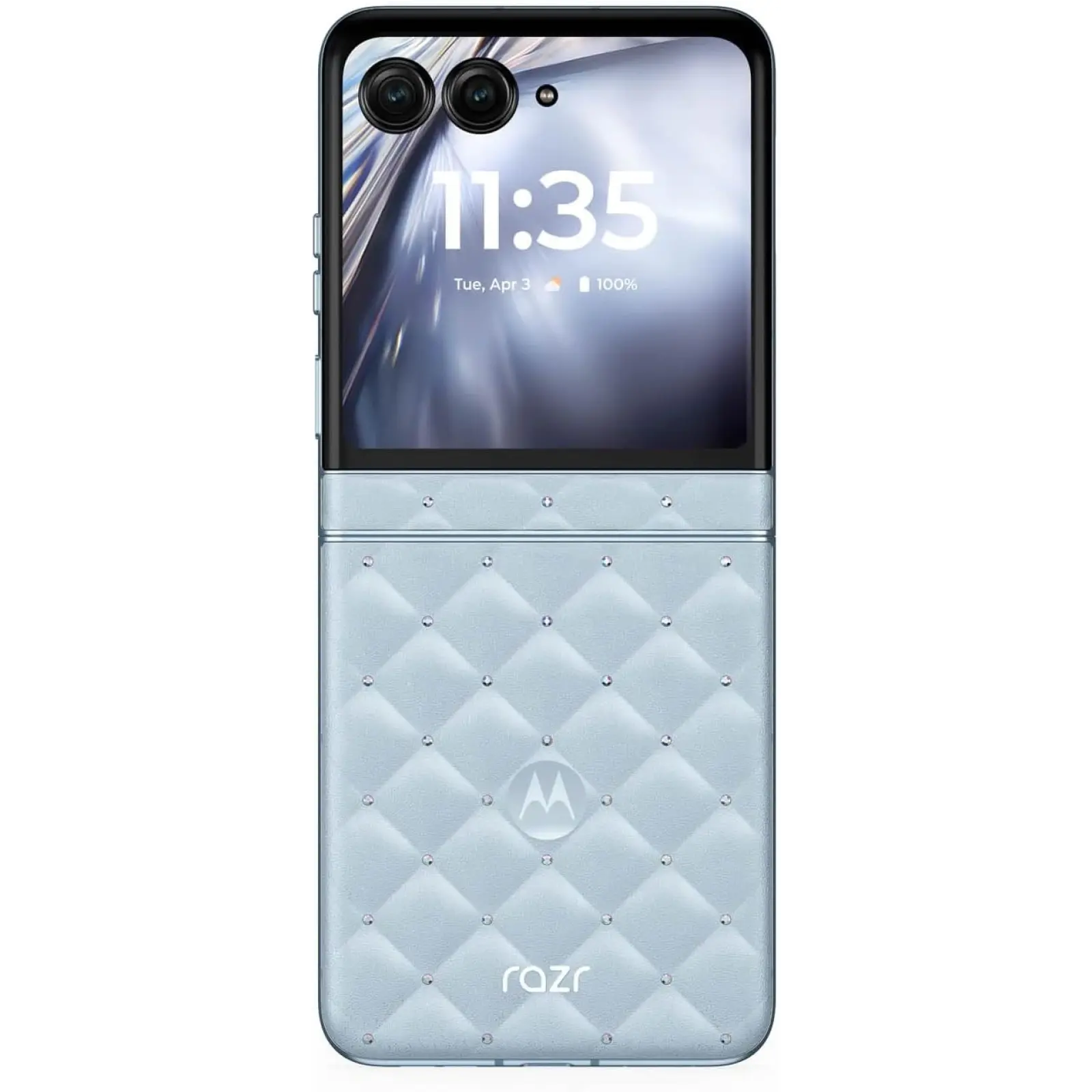 Смартфон Motorola Razr Ultra 2025 16/256GB Ice Melt with Buds Loop (Collections Crystal by Swarovski) (PB880025US)