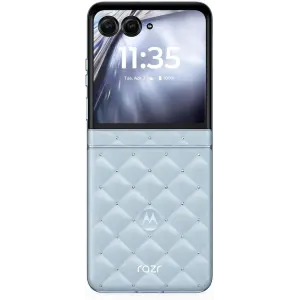 Смартфон Motorola Razr Ultra 2025 16/256GB Ice Melt with Buds Loop (Collections Crystal by Swarovski) (PB880025US)