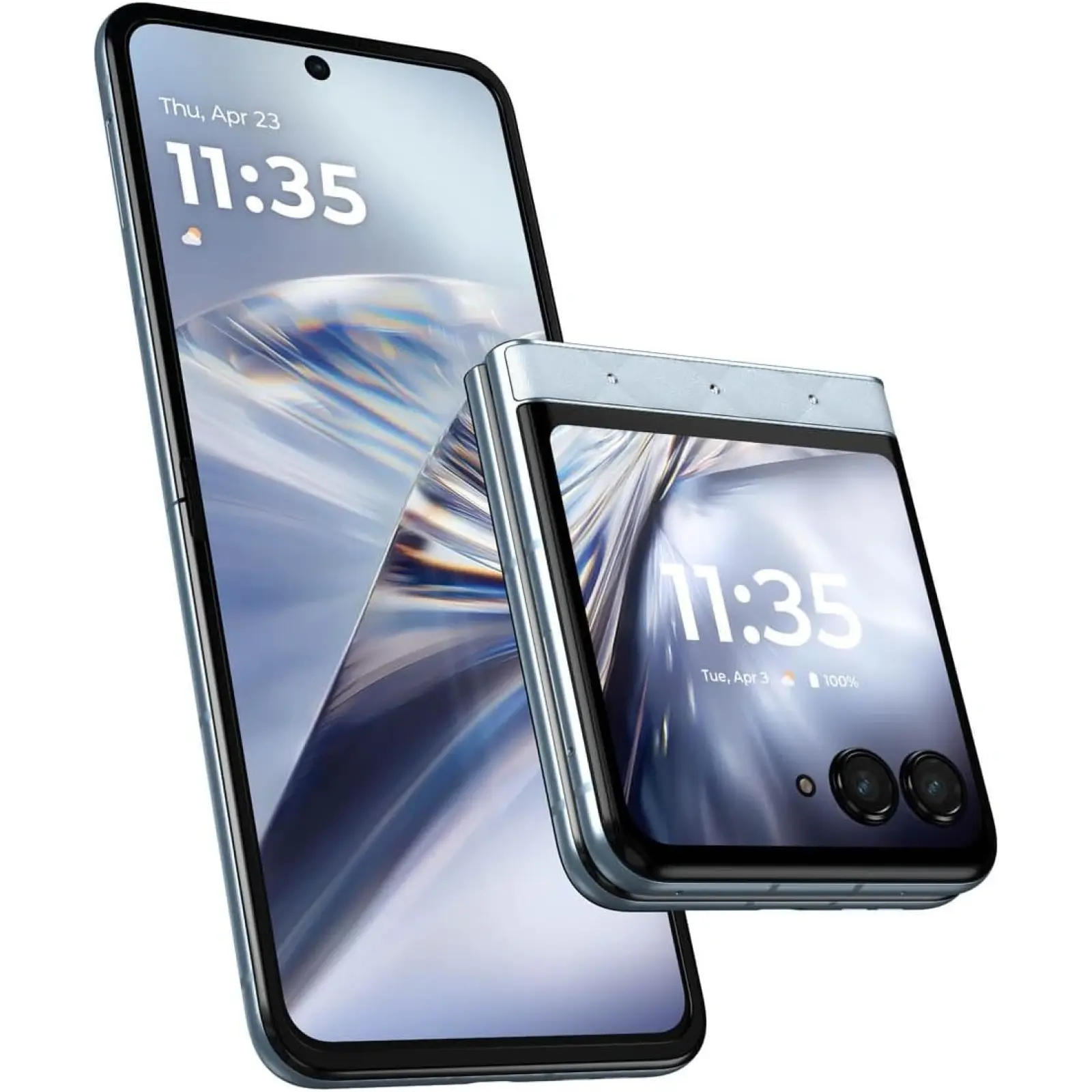 Смартфон Motorola Razr Ultra 2025 16/256GB Ice Melt with Buds Loop (Collections Crystal by Swarovski) (PB880025US)