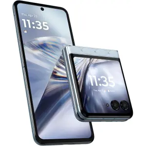 Смартфон Motorola Razr Ultra 2025 16/256GB Ice Melt with Buds Loop (Collections Crystal by Swarovski) (PB880025US)