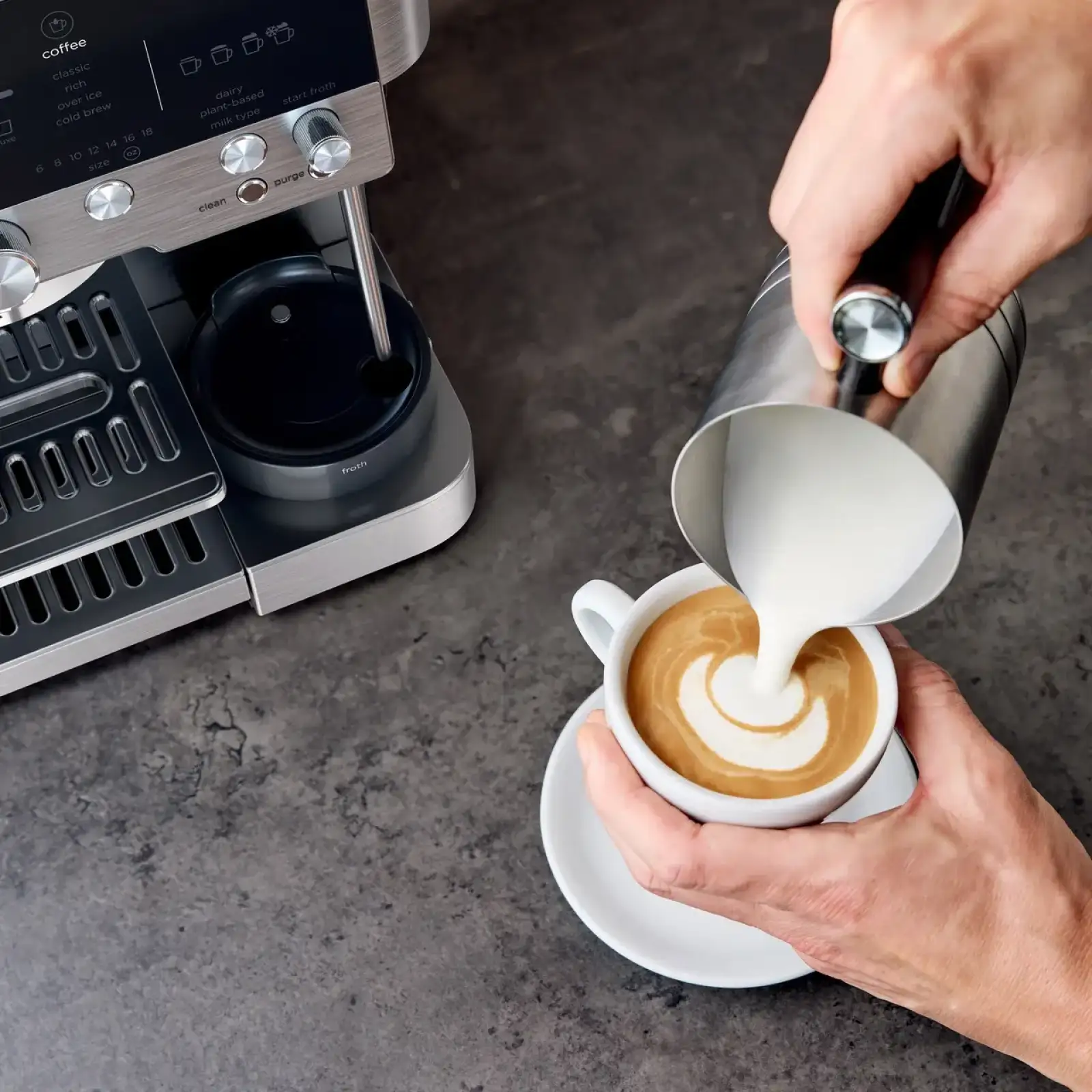 Ріжкова кавоварка еспресо NINJA Luxe Cafe Essential ES601EU GM