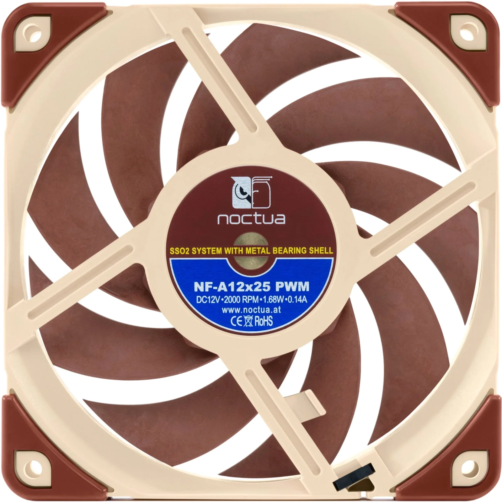 Вентилятор Noctua NF-A12x25 PWM UA