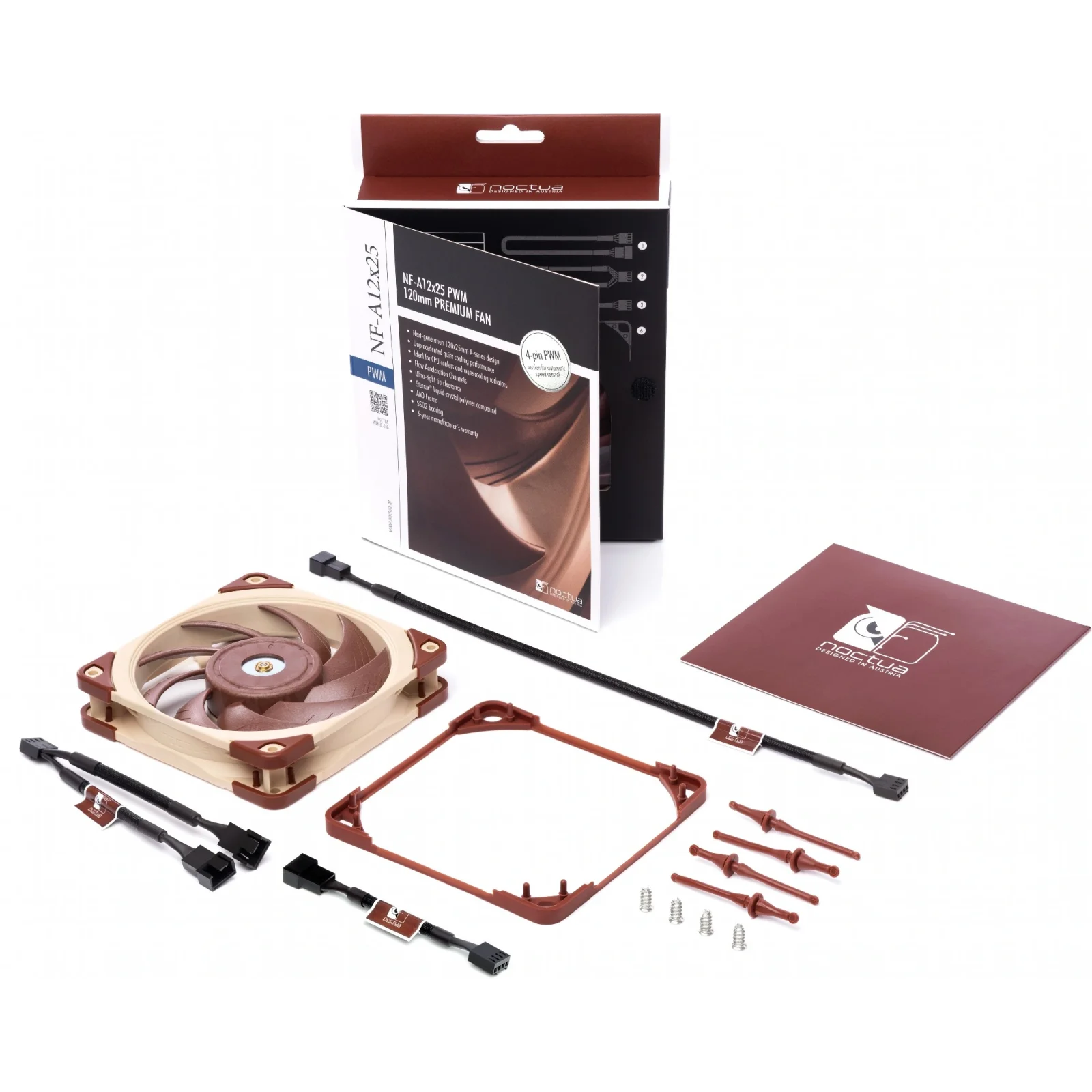 Вентилятор Noctua NF-A12x25 PWM UA