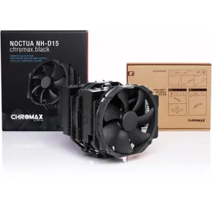 Кулер процессорный Noctua NH-D15 chromax.black (NH-D15 CHROMAX.BLACK) UA