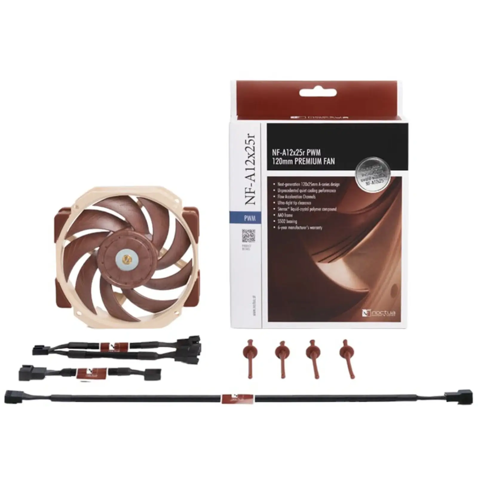 Вентилятор Noctua NF-A12x25r PWM UA