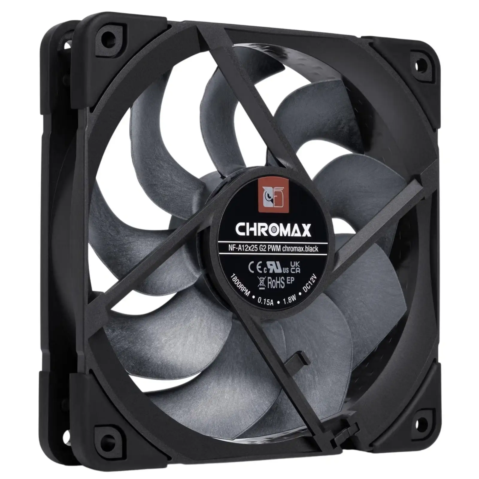 Вентилятор Noctua NF-A12x25 G2 PWM chromax.black UA