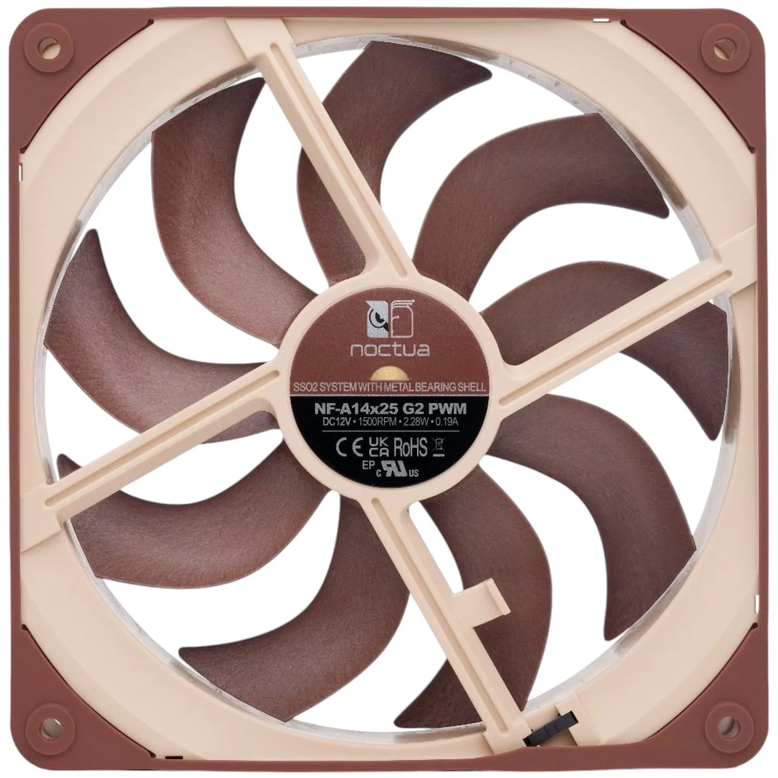 Вентилятор Noctua NF-A14x25 G2 PWM (NF-A14x25 G2 PWM CHROMAX.BLACK) UA