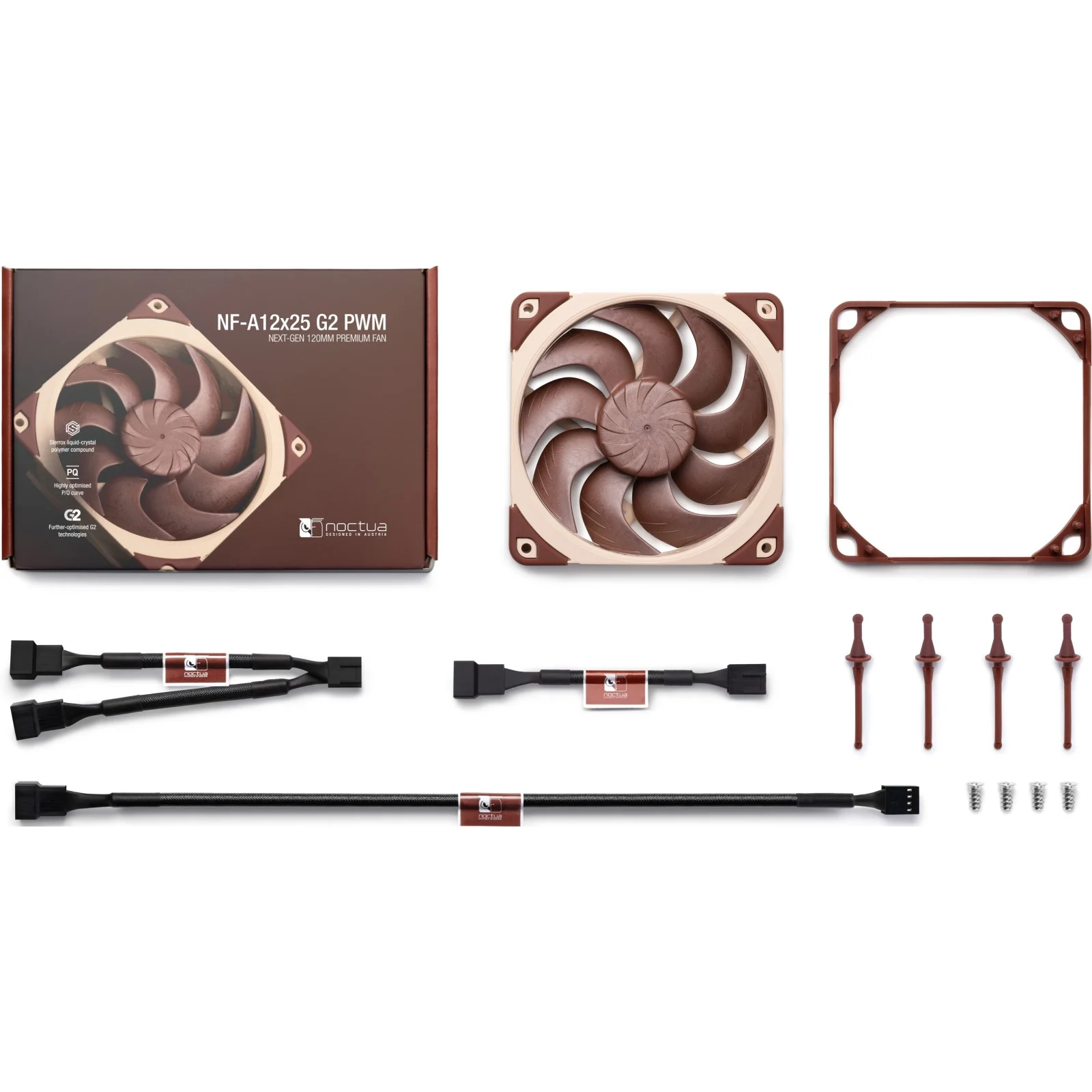 Вентилятор Noctua NF-A12x25 G2 PWM UA
