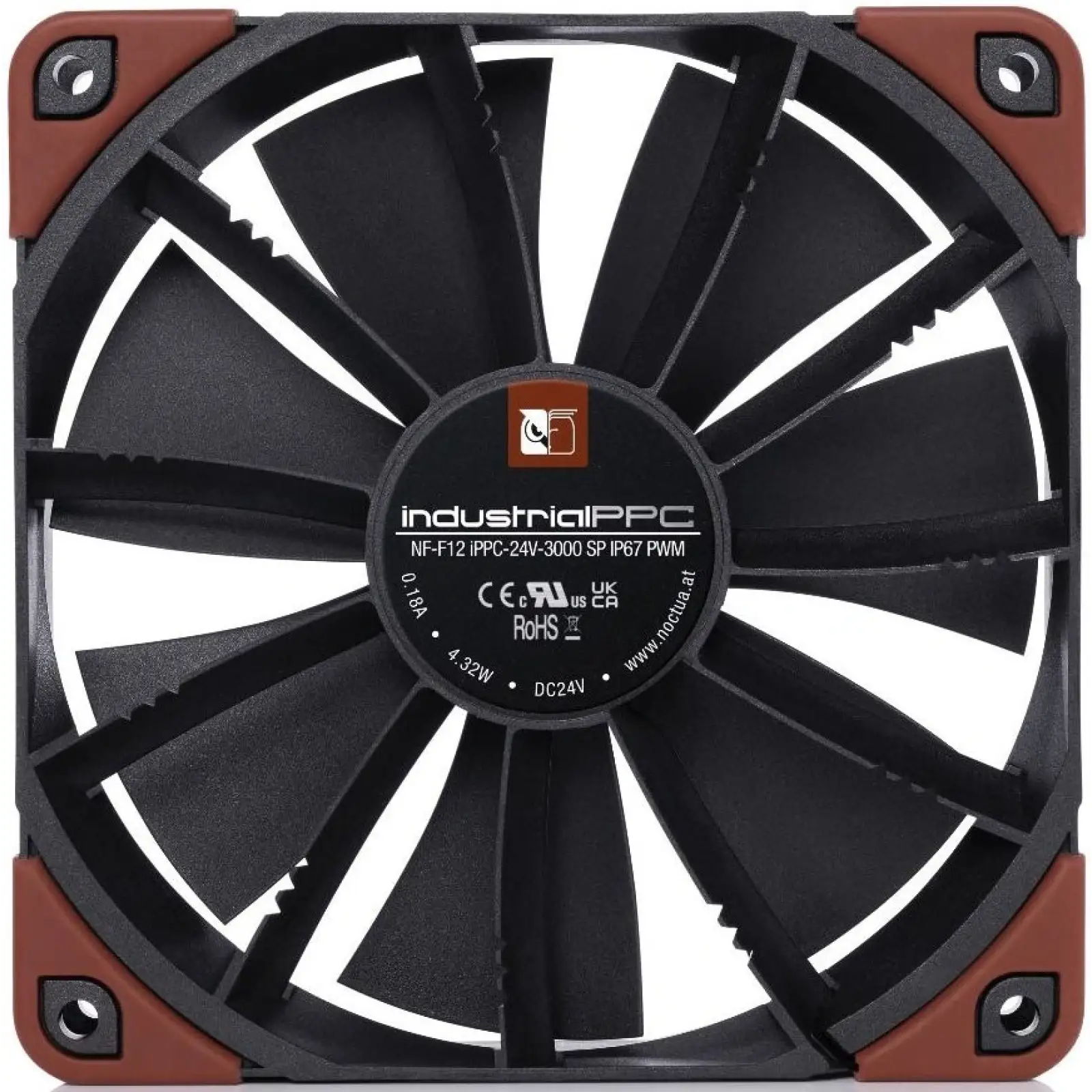 Вентилятор Noctua NF-F12 24V iPPC (NF-F12lPPC-24V-3000 SP IP67 PWM) UA