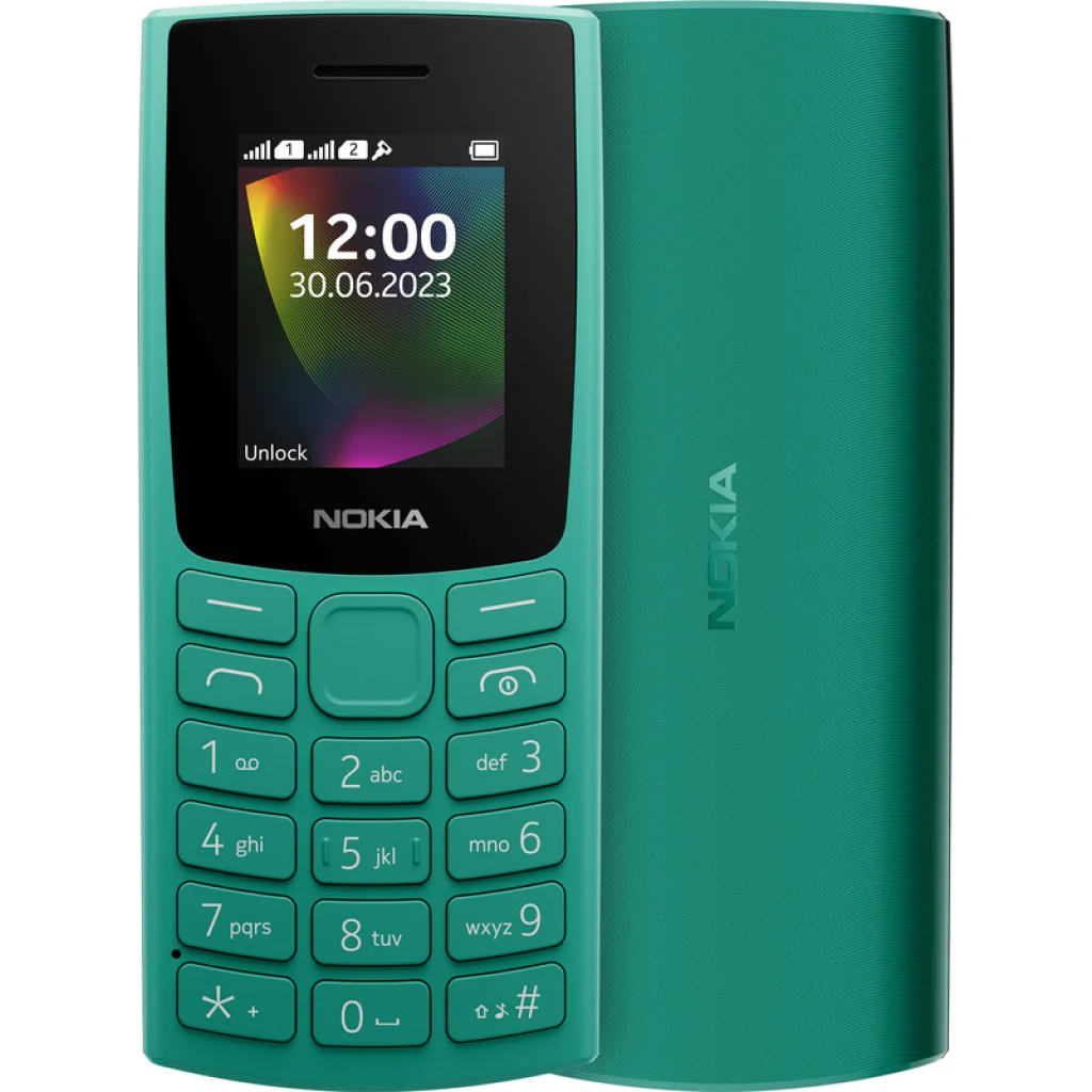 Мобільний телефон Nokia 106 Dual Sim 2023 Emerald Green UA