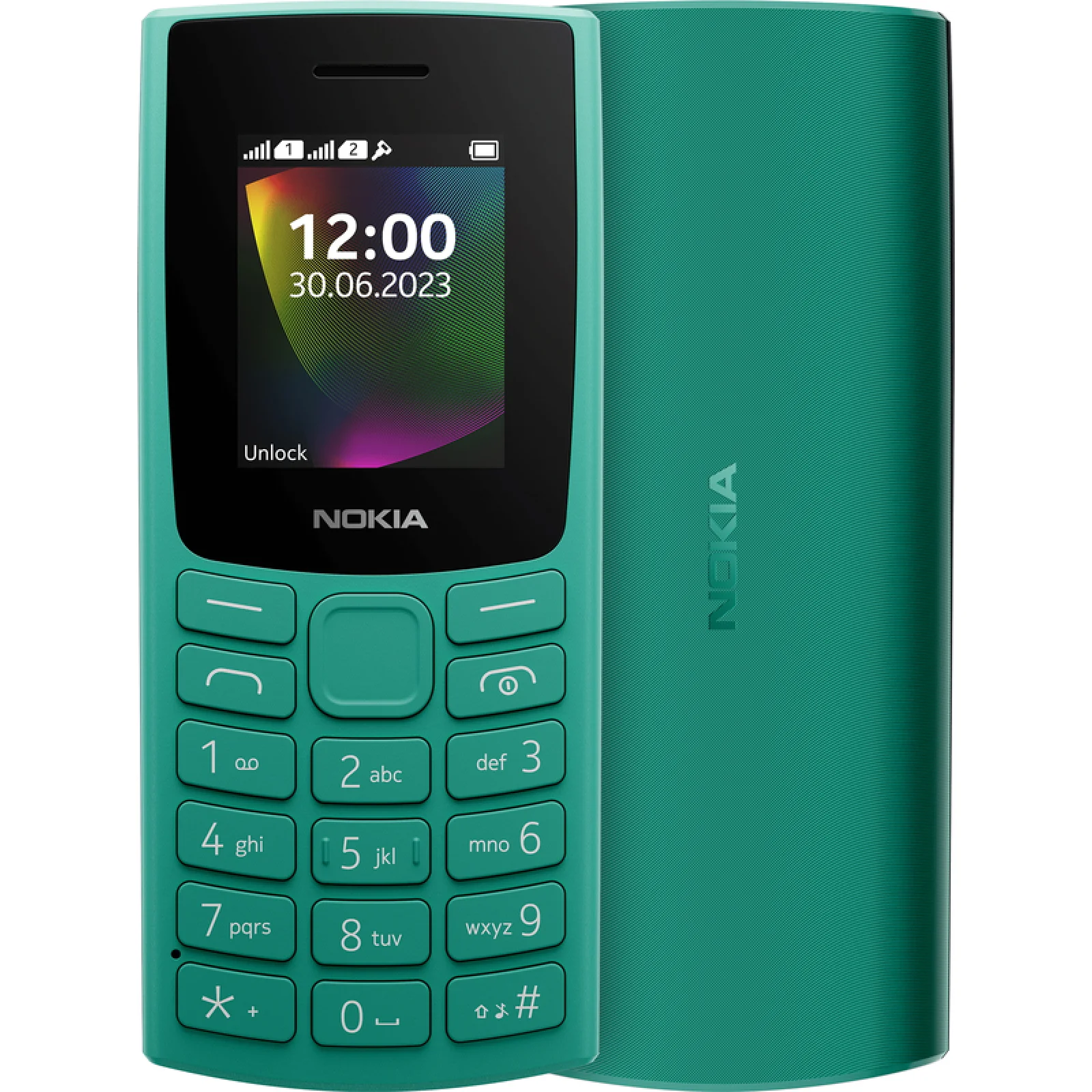 Мобільний телефон Nokia 106 Dual Sim 2023 Emerald Green UA