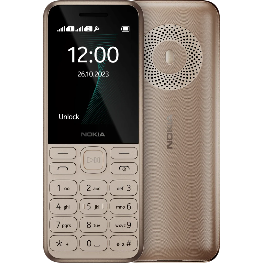 Мобільний телефон Nokia 130 Dual Sim 2023 Light Gold UA