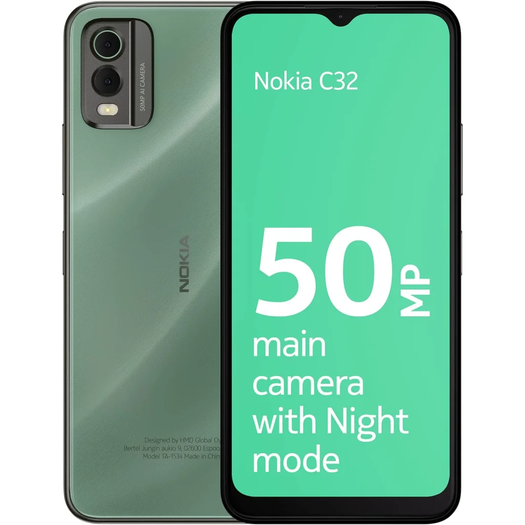 Смартфон Nokia C32 6/128Gb Green UA
