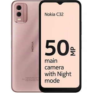 Колір: Рожевий - Смартфон Nokia C32 4/64Gb Pink UA