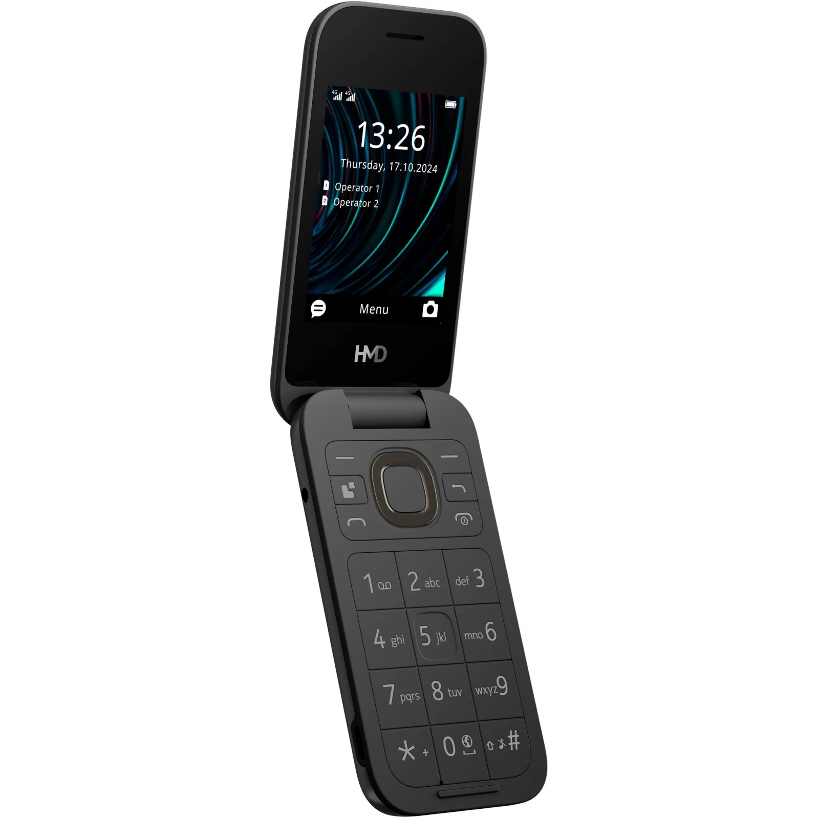Телефон HMD 2660 Flip Black UA