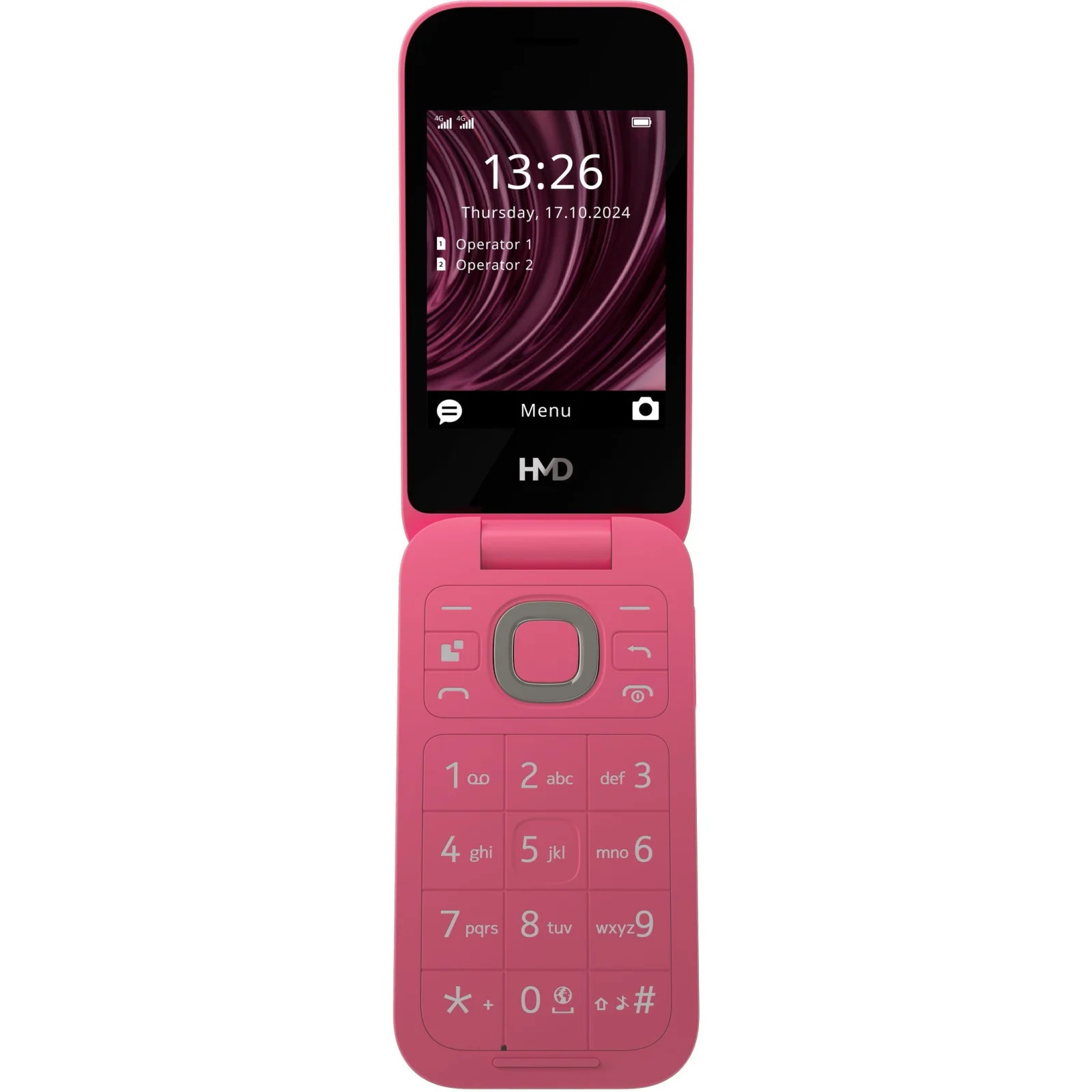 Телефон HMD 2660 Flip Red UA