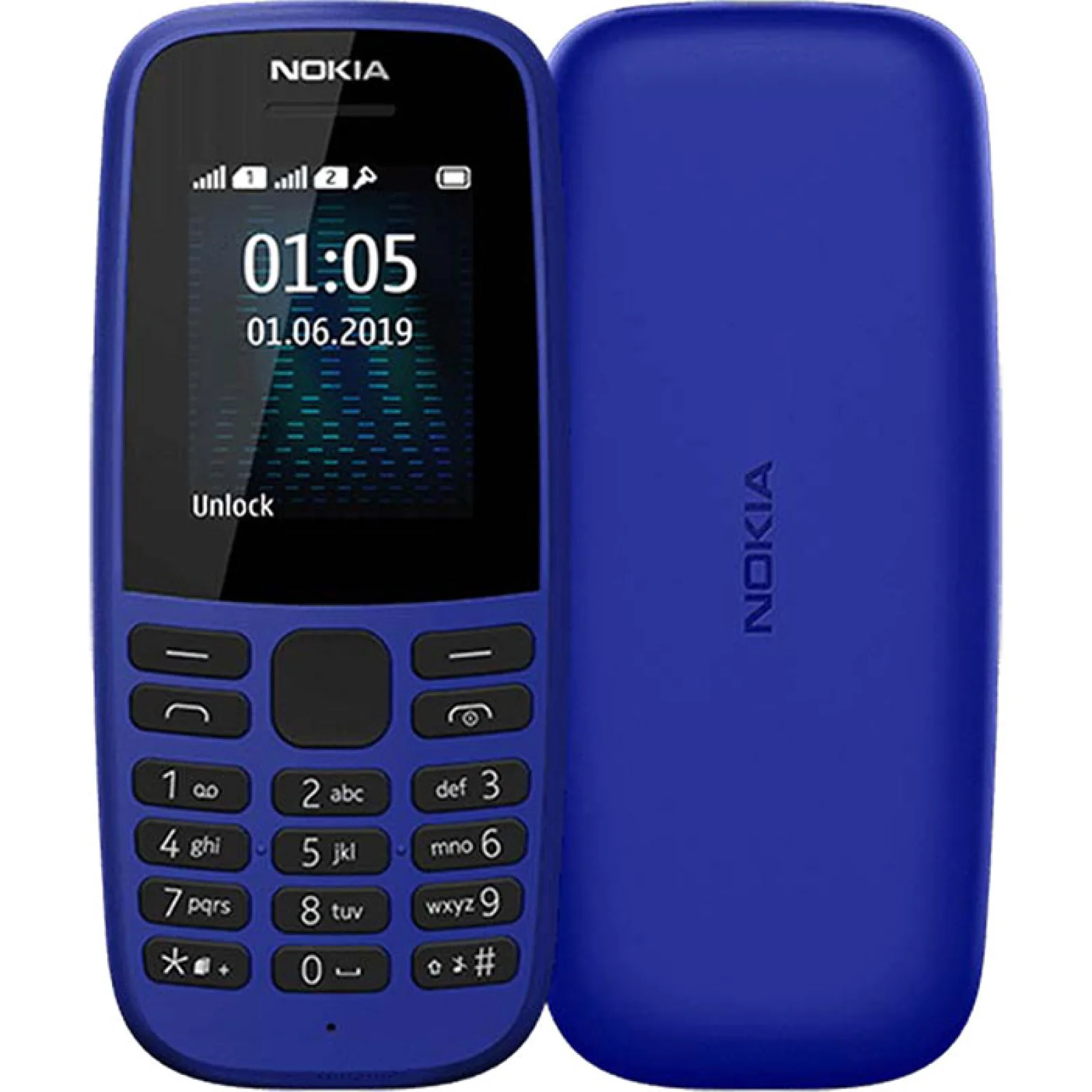 Мобильный телефон Nokia 105 2019 Dual Sim Blue UA