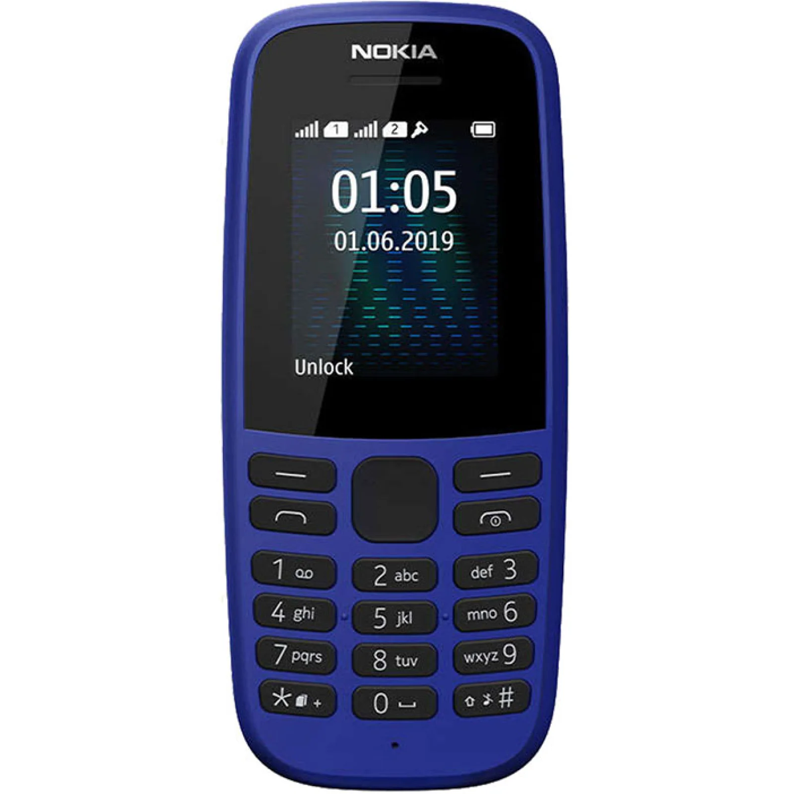 Мобильный телефон Nokia 105 2019 Dual Sim Blue UA