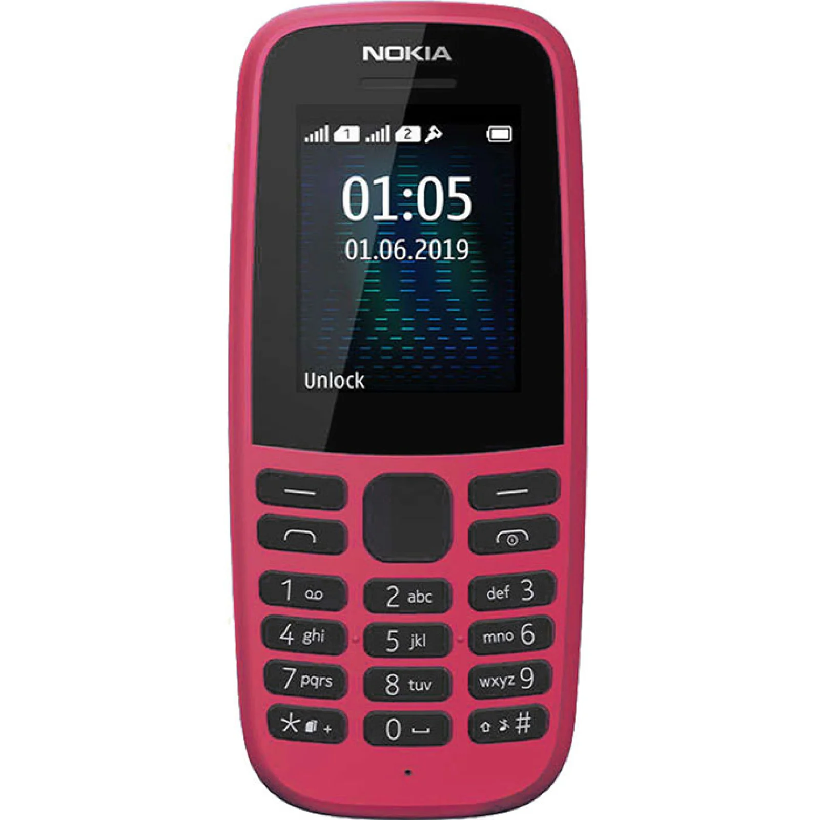 Мобильный телефон Nokia 105 2019 Dual Sim Pink UA